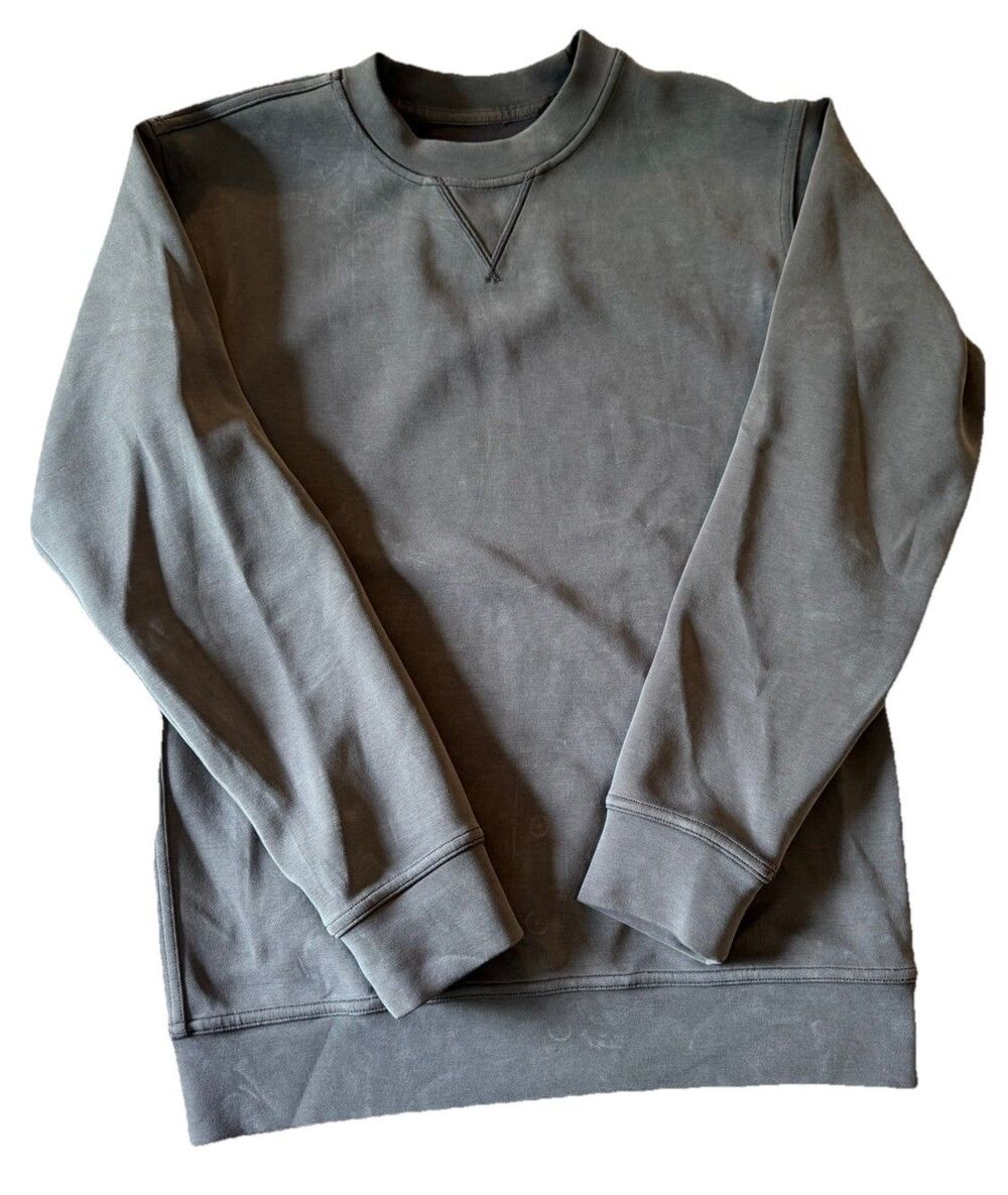 Lululemon Smooth Spacer Classic Fit Crew Sweatshirt Mens Medium Grey Pullover